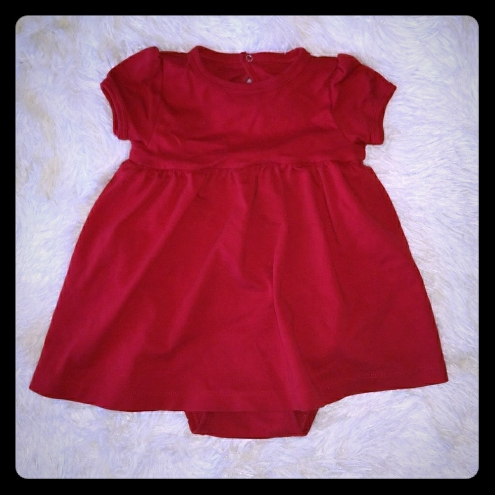 Primary Baby Dress, Red - 18m-24m